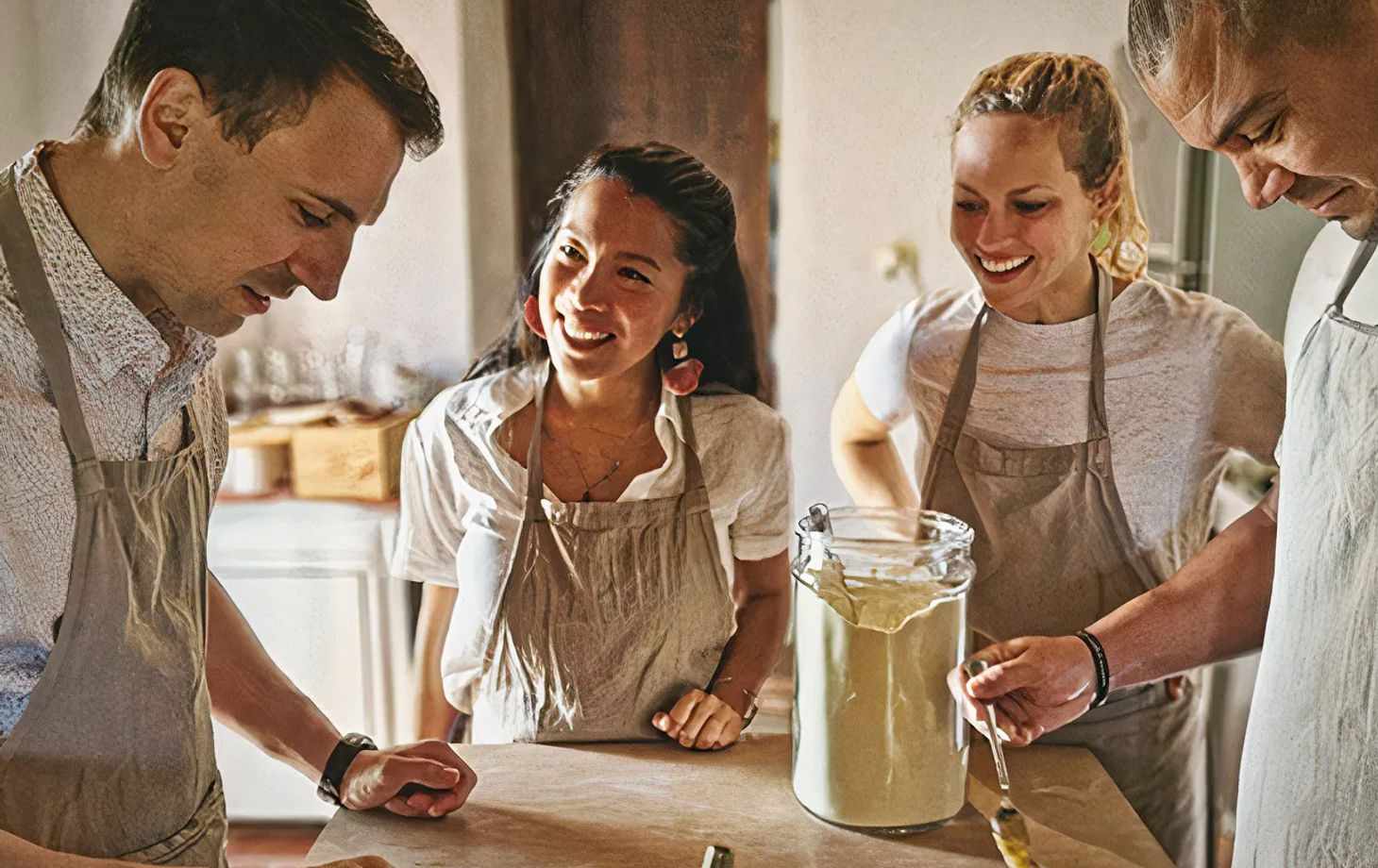 Cours de pâtes artisanales aromatisées dans une ancienne ferme toscane