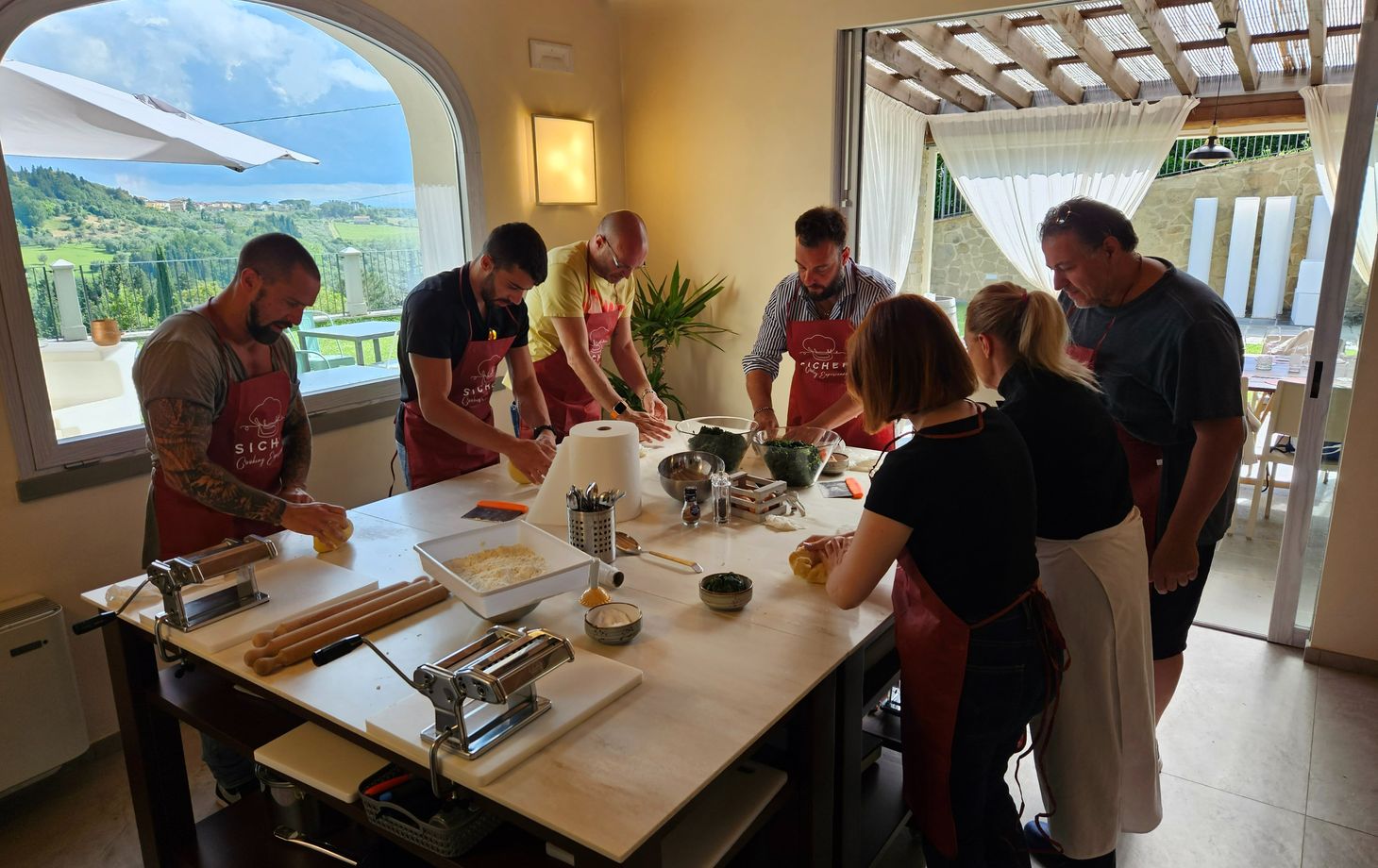 Chianti Hills Escape: Immersive Hands-On Fresh Pasta Making Class + Recipes & Wine