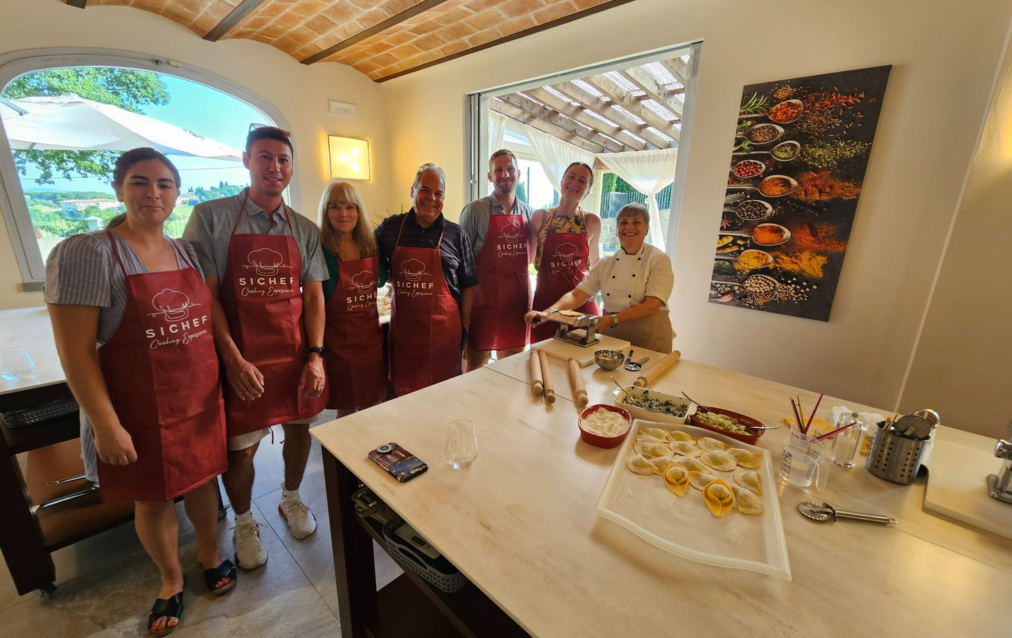 Chianti Hills Escape: Immersive Hands-On Fresh Pasta Making Class + Recipes & Wine