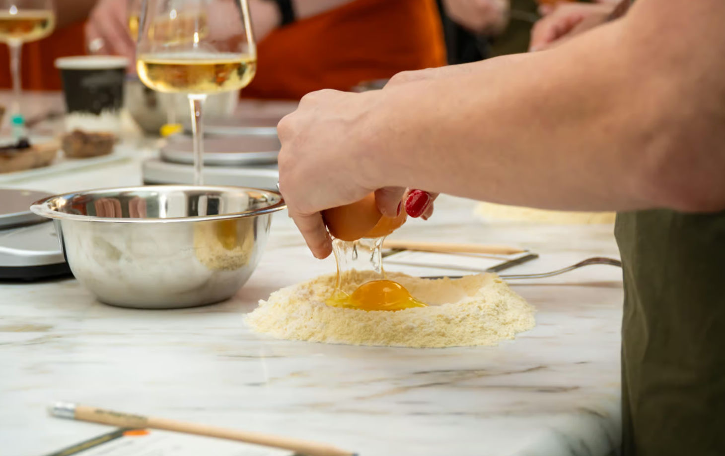 From Market to Table: Private Farmer’s Market Tour & Fresh Pasta Making Experience in Piazza Mattei  (Up to 12 Guests)