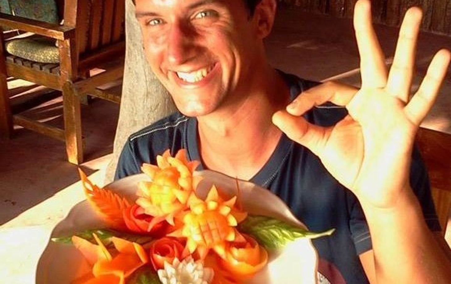 Fruit And Vegetable Carving program with Thai Master Chef at Sukho Cuisine Koh Lanta