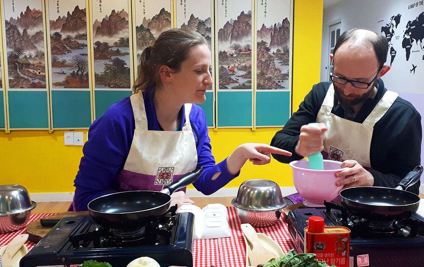 Full-Course Meal Korean Cooking Class with Local Market Tour and Culture Experience