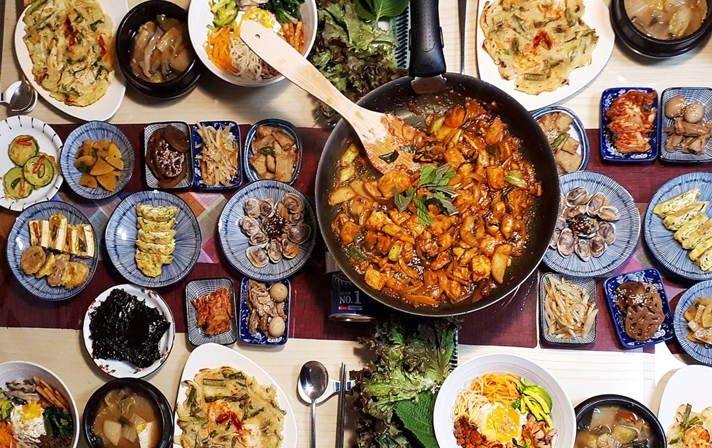 Full-Course Meal Korean Cooking Class with Local Market Tour and Culture Experience