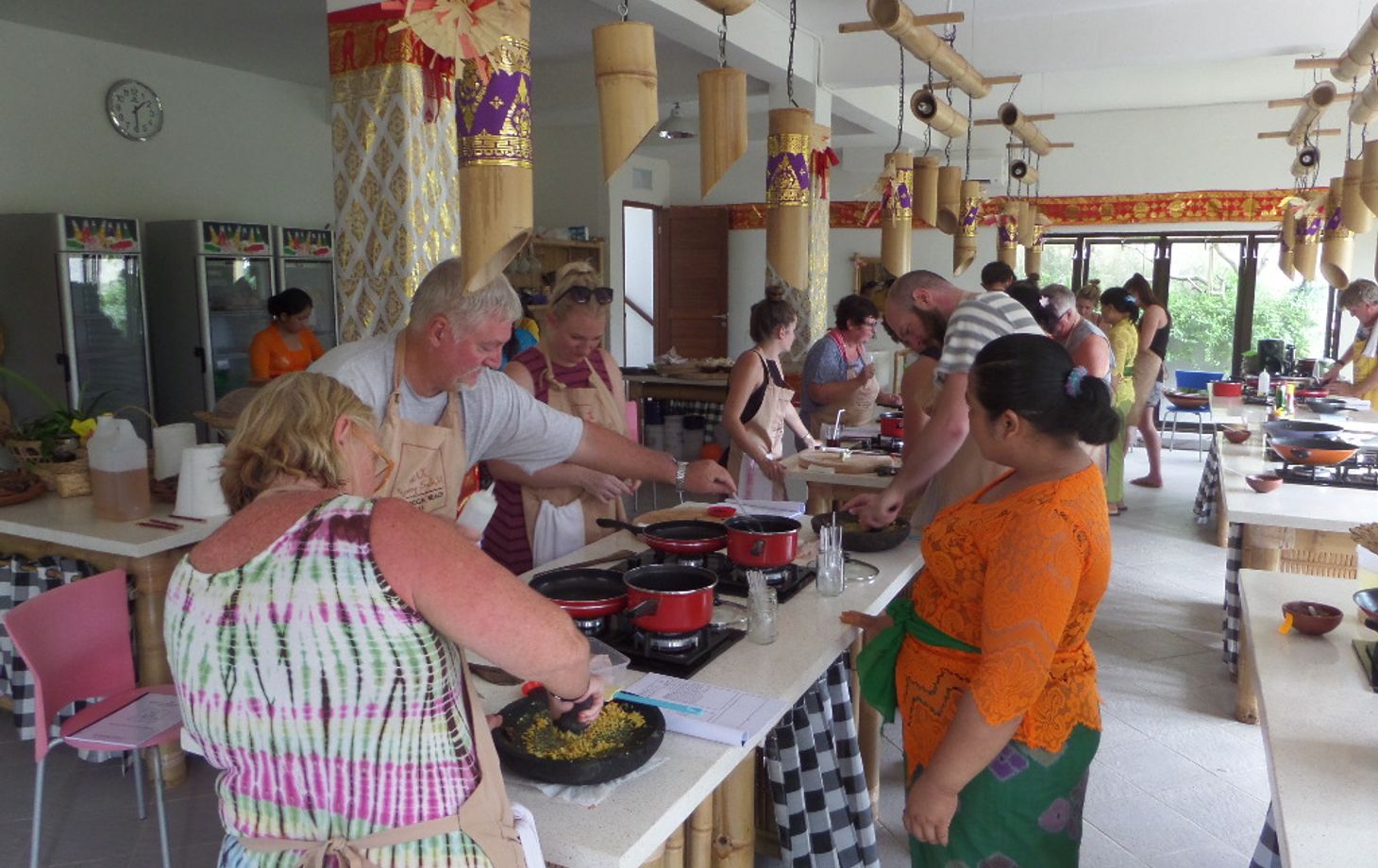 Full-Day Balinese & Indonesian Cooking Class with Market & Garden Tour