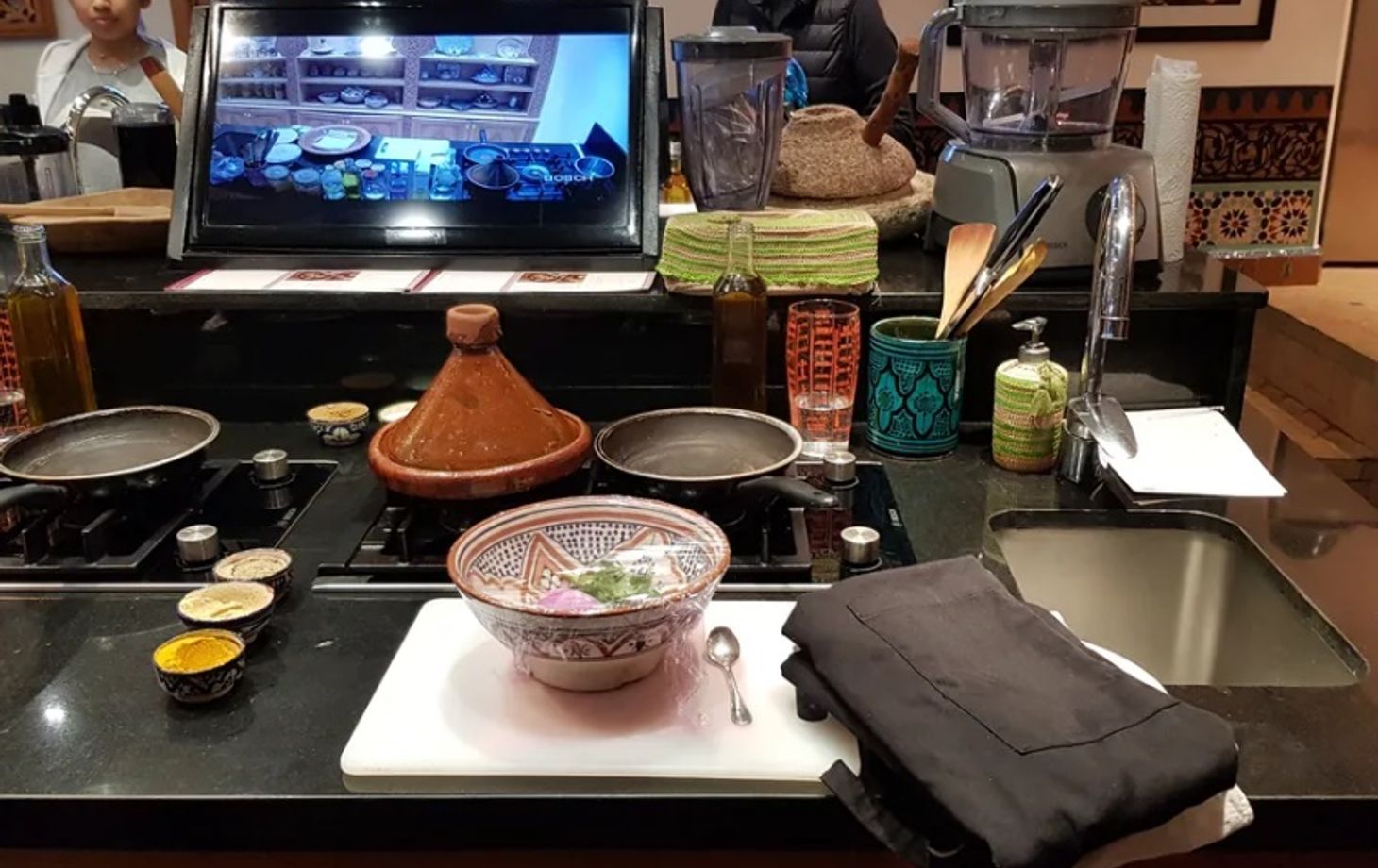 Half-day Cooking Workshop in La Maison Arabe with Wine Tasting