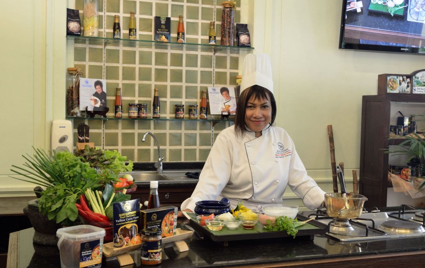 Half Day Thai Cooking Class with Private Teacher at Blue Elephant Bangkok