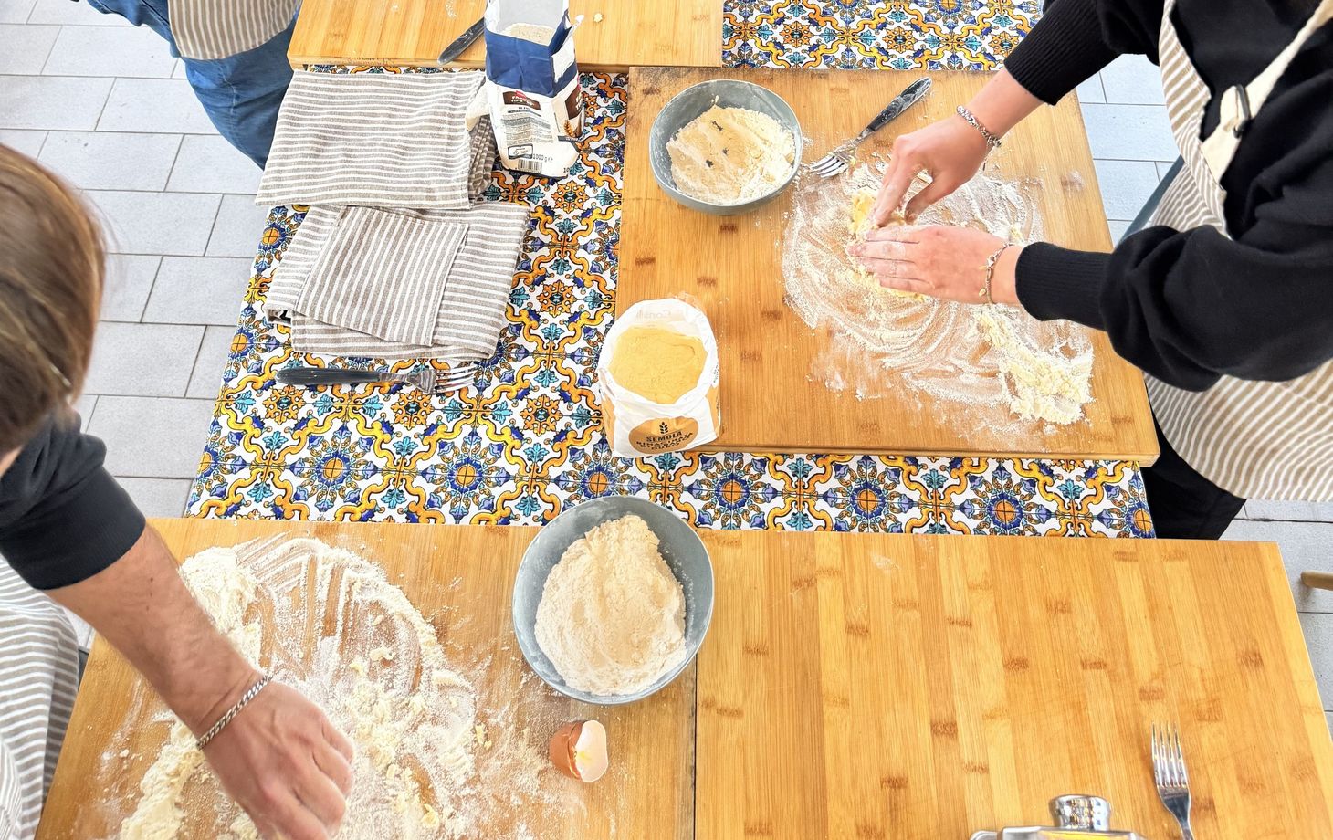 Fresh Pasta Making Class on a Private Terrace Near the Vatican Museums