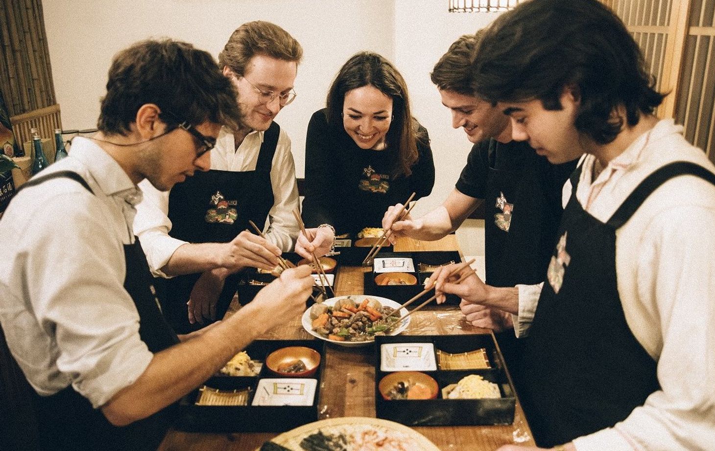 Hands-on Japanese Cooking Class for Intermediate and Advanced in a Restaurant by a Chef