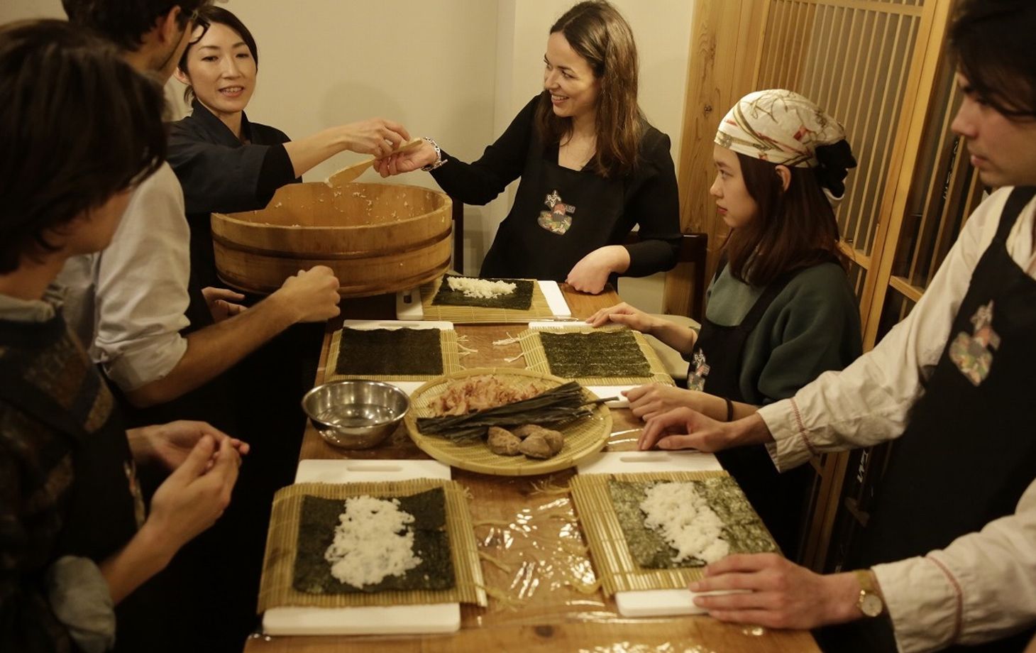 Hands-on Japanese Cooking Class for Beginners in a Restaurant by a Chef