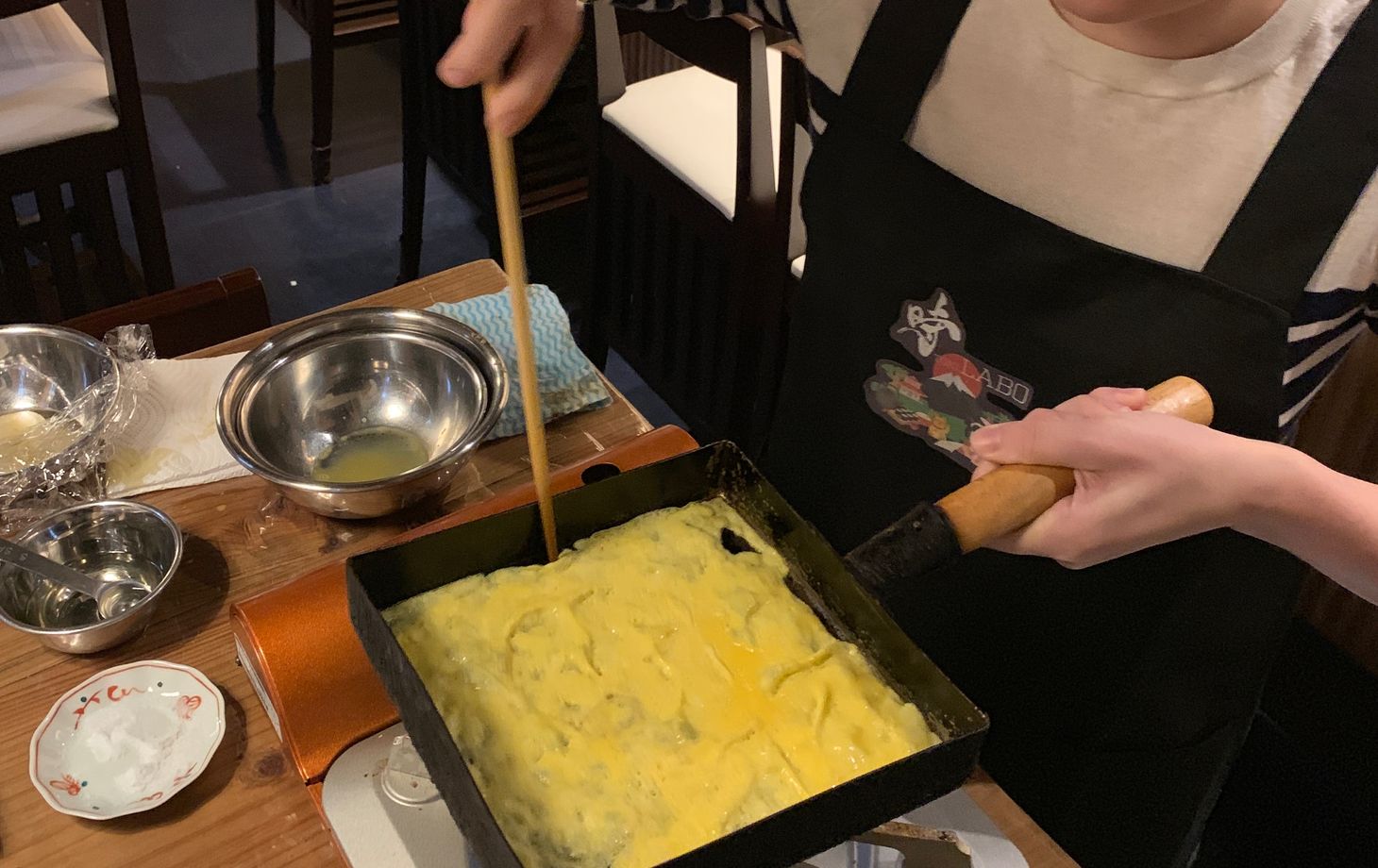 Hands-on Japanese Cooking Class for Beginners in a Restaurant by a Chef