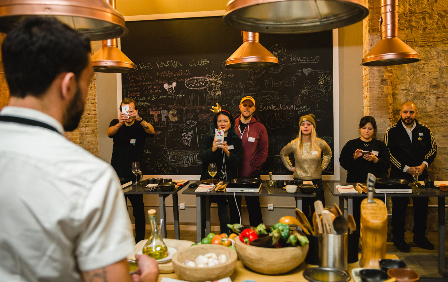 Hands-on Paella Class at The Paella Club Barcelona!