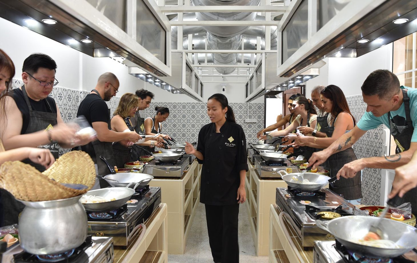 Praxisorientierter thailändischer Kochkurs & Marktbesuch in Sathon