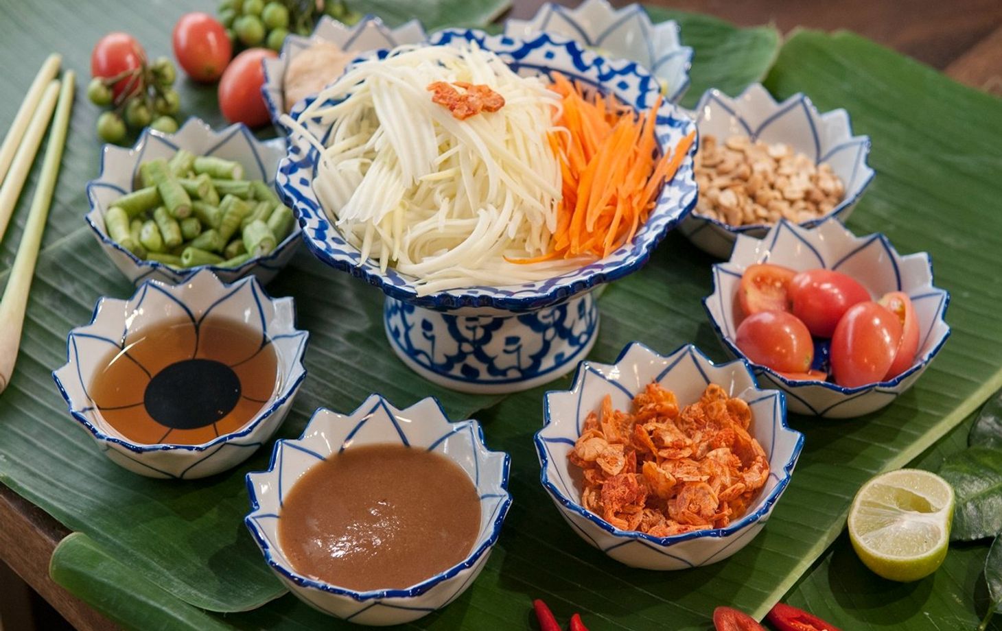 Aula prática de culinária tailandesa e visita ao mercado em Phuket