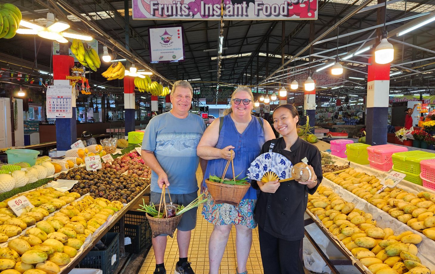 Aula prática de culinária tailandesa e visita ao mercado em Phuket