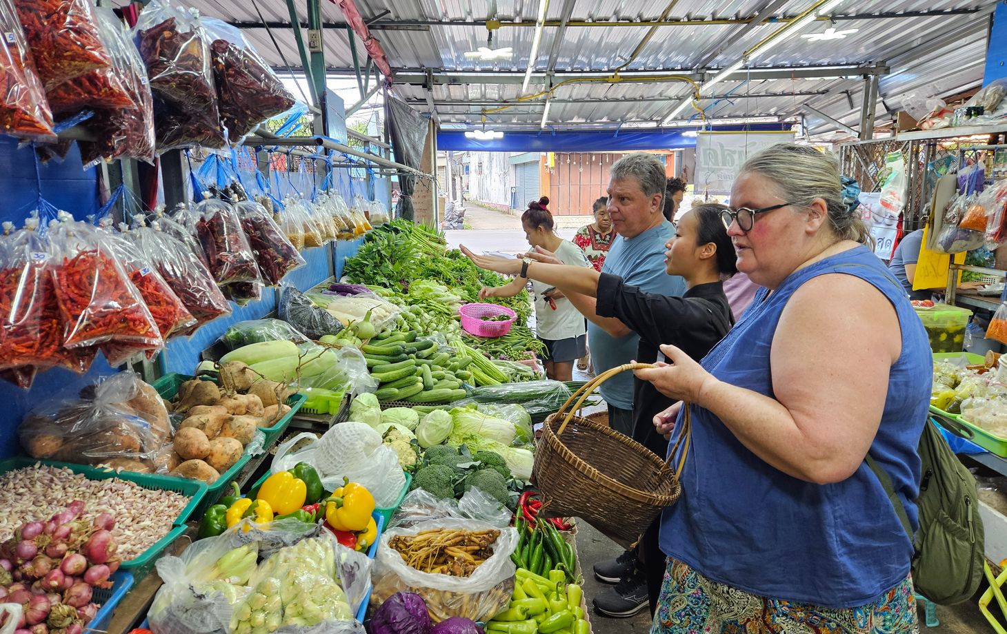 Aula prática de culinária tailandesa e visita ao mercado em Phuket