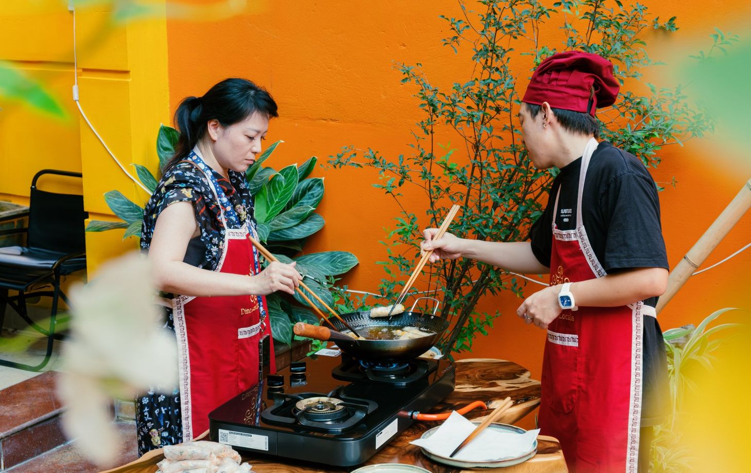 Aventure culinaire matinale à Hanoï : Cours de Bun Cha et de café aux œufs