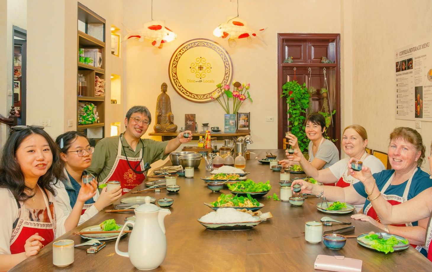 Aventure culinaire matinale à Hanoï : Cours de Bun Cha et de café aux œufs