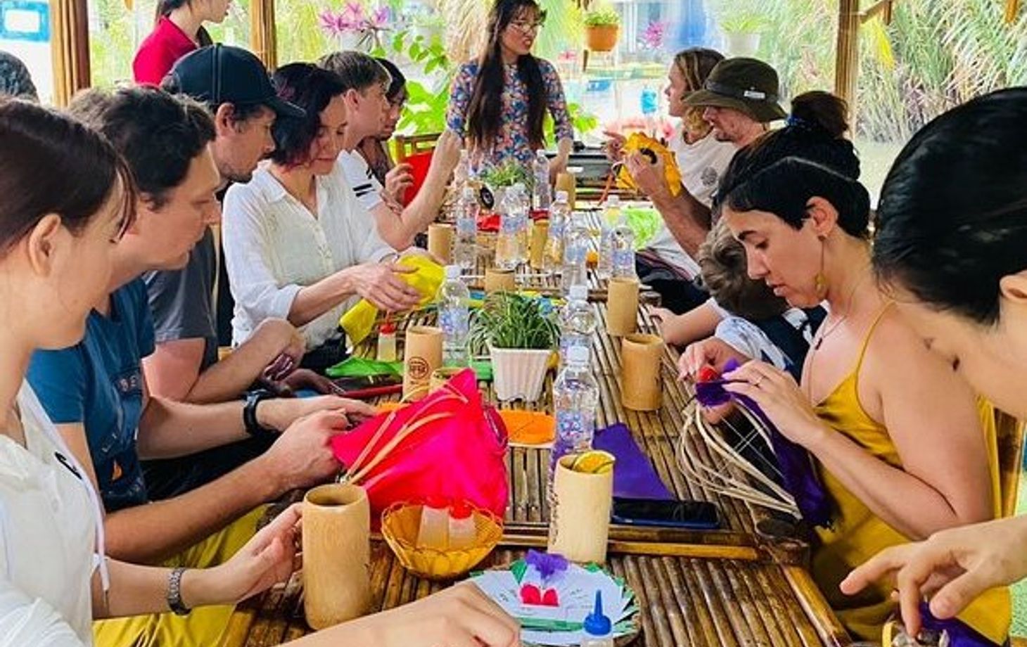 Local Market, Basket Boat and Lantern-Making Experience with Culinary Class in Hoi An