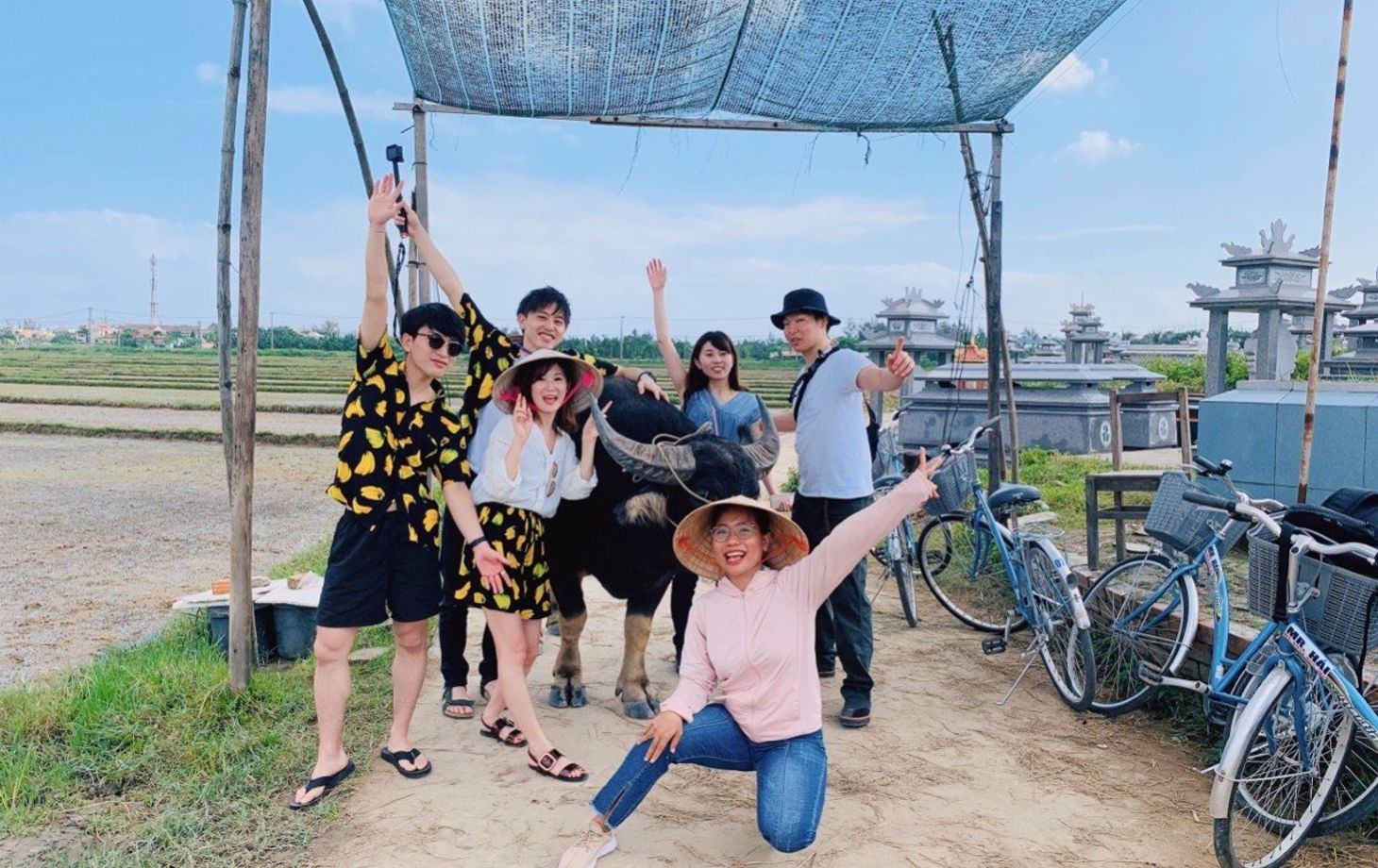 Hoi An Countryside Bike, Riding Buffalo and Basket Boat with Meal