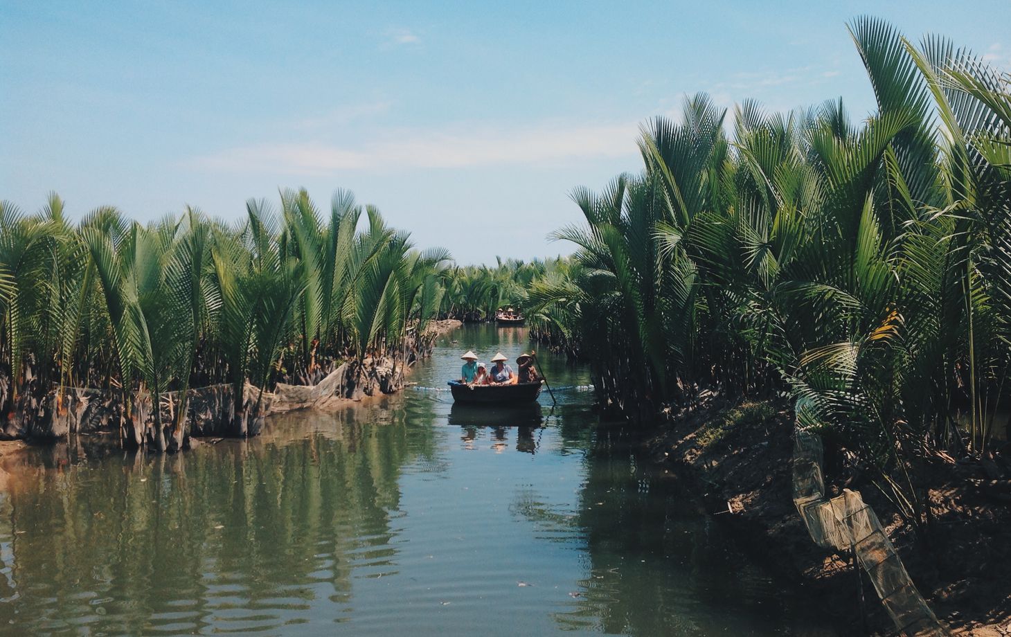 Eco-Friendly Vietnamese Cooking Class with Bamboo Boat and Market Tour