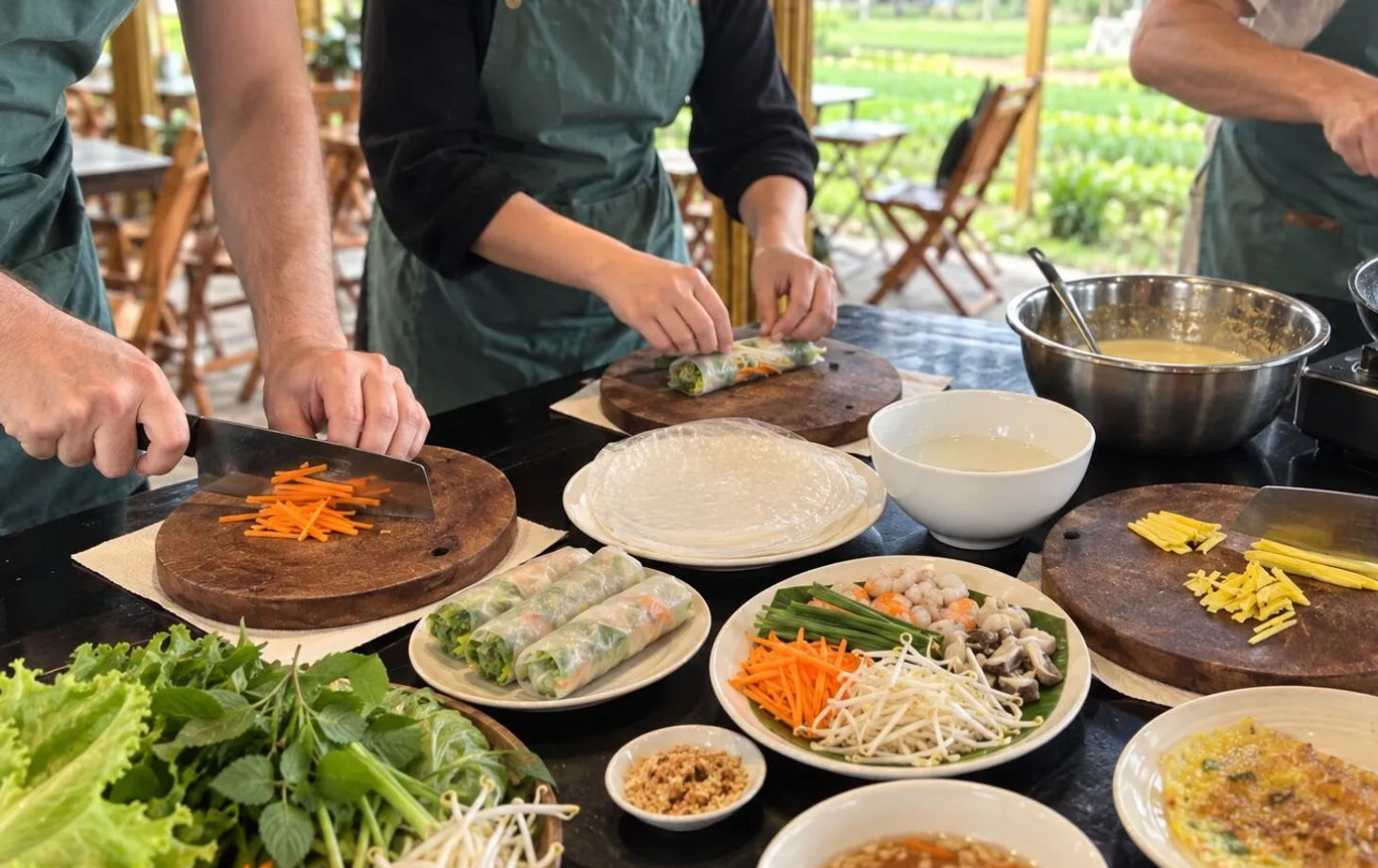 Family-Run Vietnamese Cooking Experience in Tra Que Village