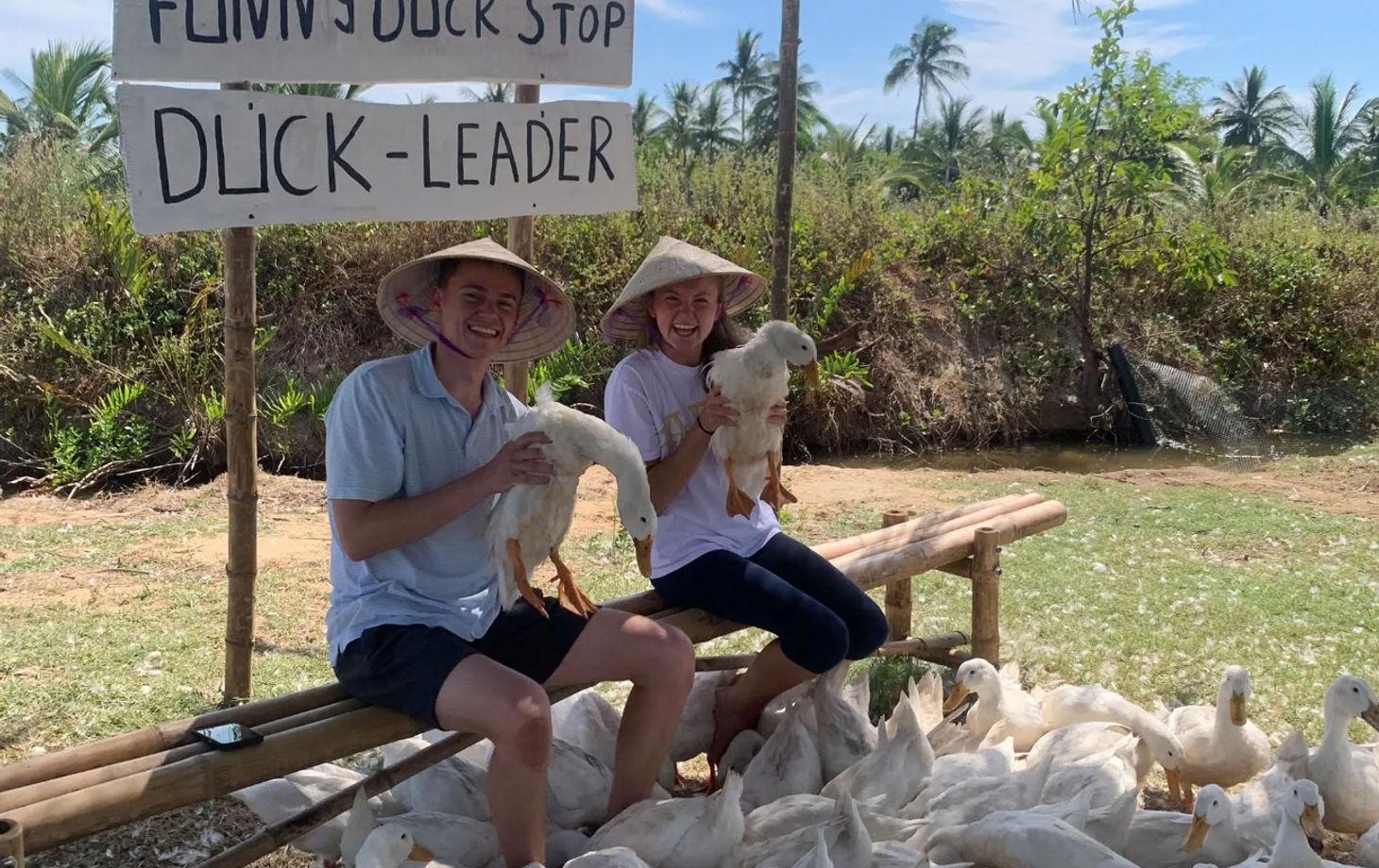 Eendenboerderij in Hoi An en lantaarn maken