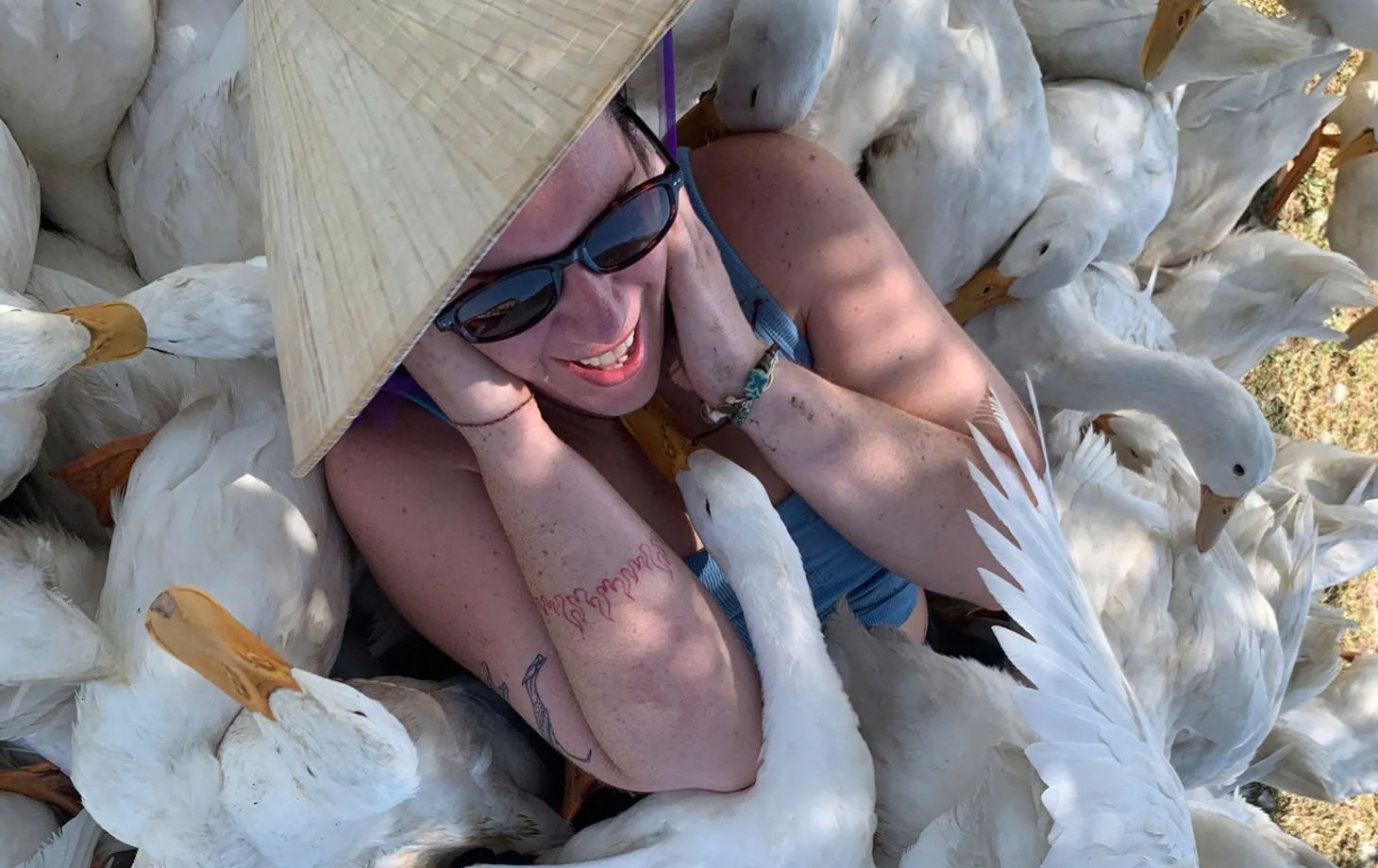 Eendenboerderij in Hoi An en lantaarn maken