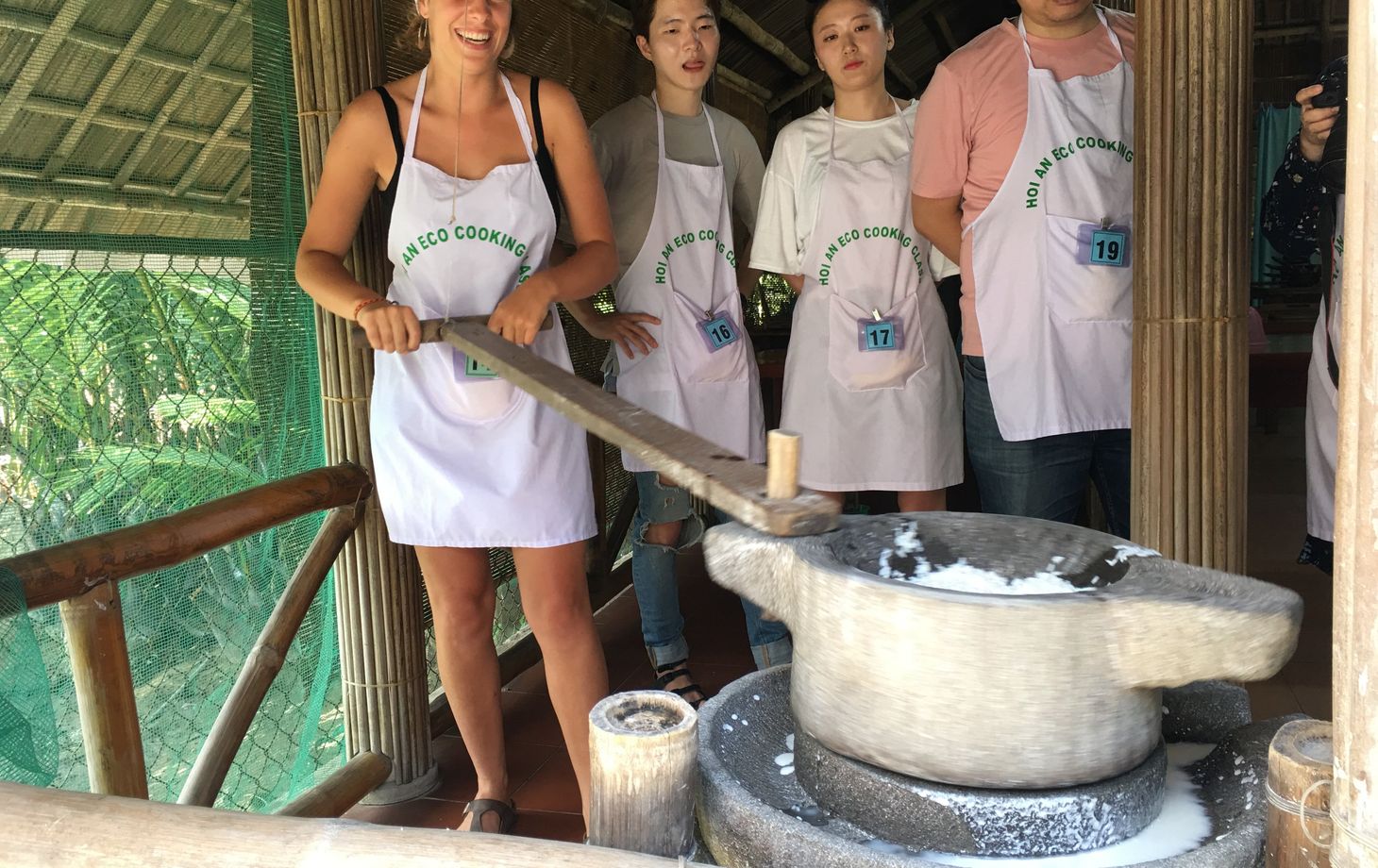 Vietnamese Countryside Experience: Market Tour, Basket Boat Ride, and Cooking Class