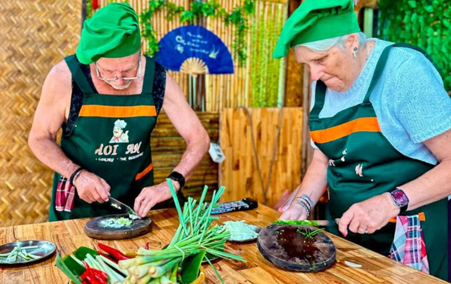 Hoi An Riverside Cooking Class with Market Tour, Basket Boat & Fishing