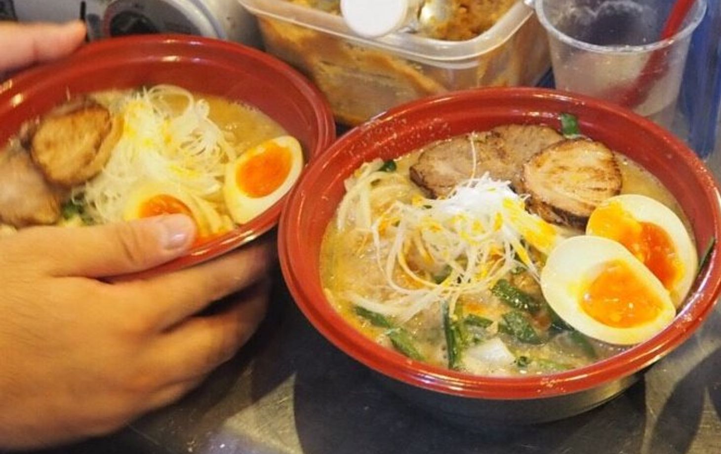 Homemade Ramen and Gyoza Dumplings