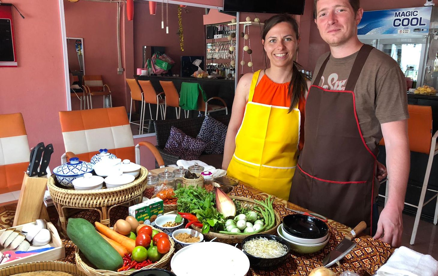 Home Style Thai Cooking Class with Market Tour