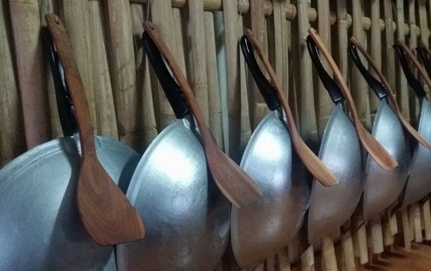 Thailändischer Kochkurs mit Bambus