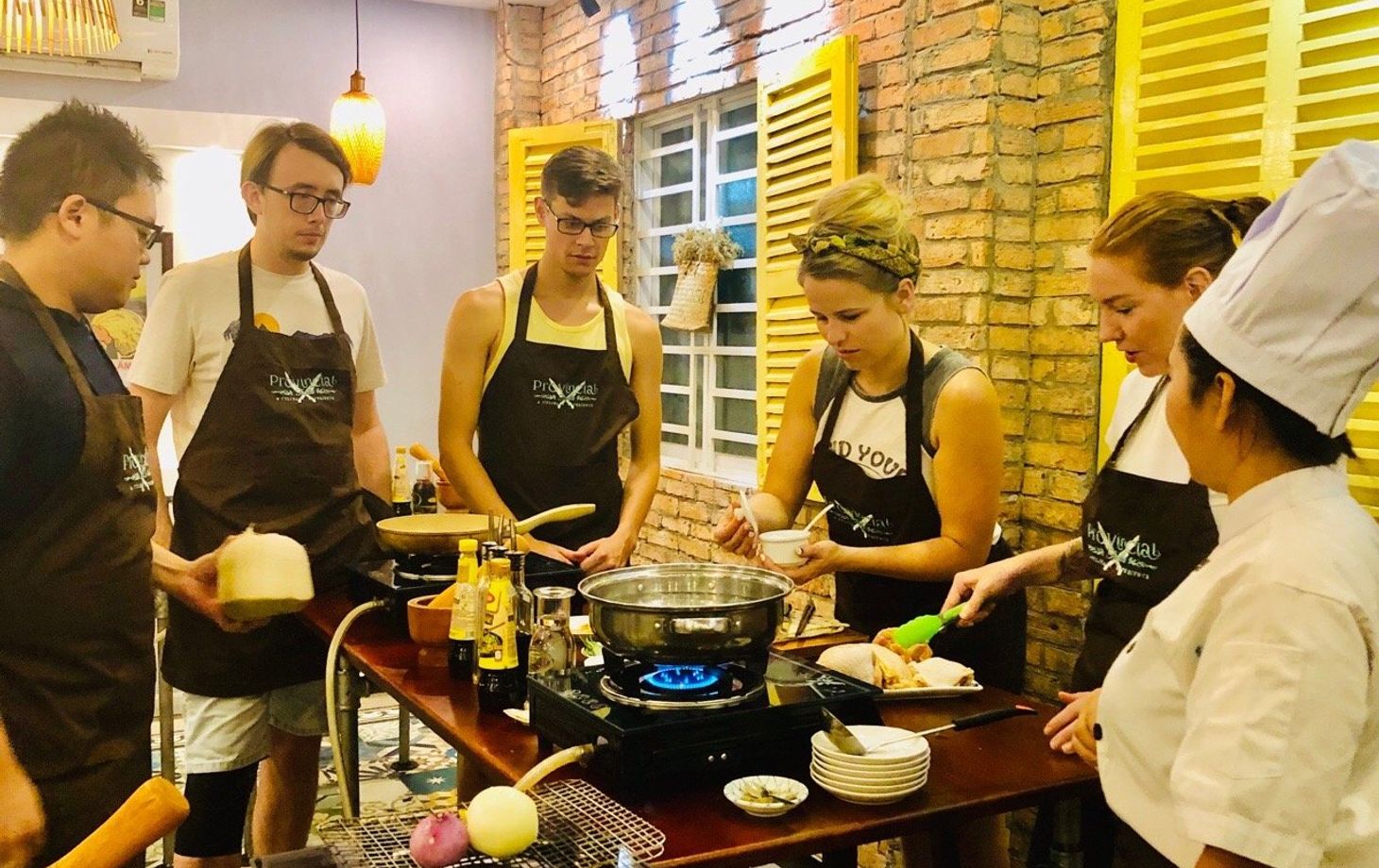 Immersive Wet Market Tour and Cooking Class with Private Cook Stations by Chef Led