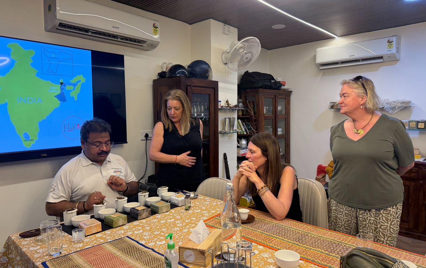 Expérience de dégustation de thé, de vin et de whisky indiens