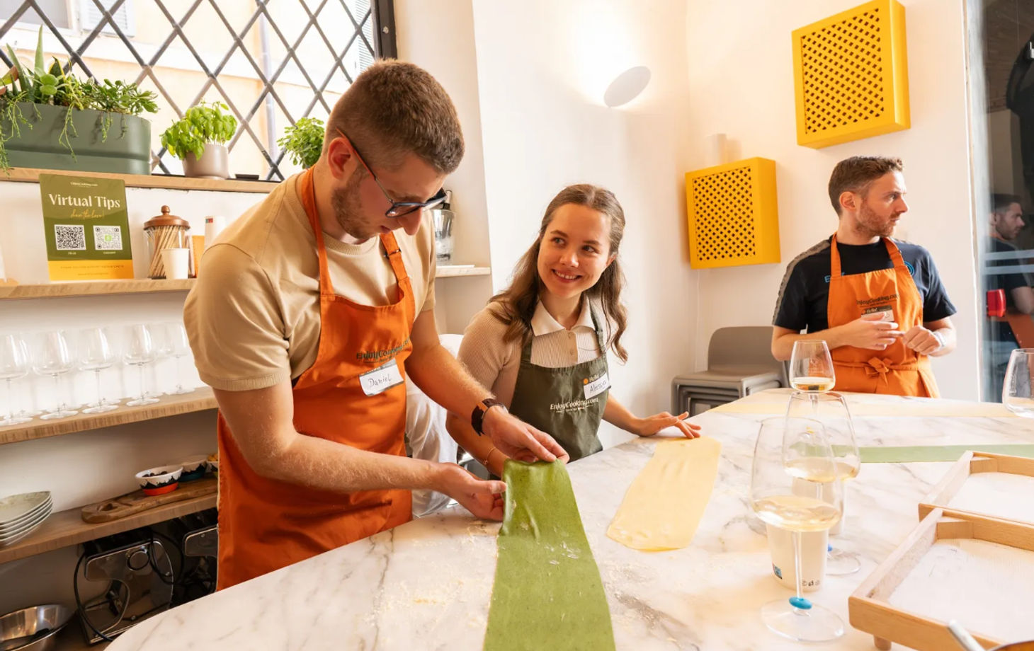 Italian Classics Cooking Class in Piazza Mattei: Pizza, Pasta & Tiramisu