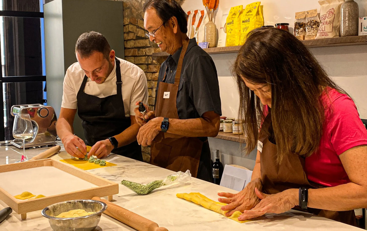 Italian Cooking Masterclass by the Colosseum: Pizza, Pasta & Tiramisu with Wine