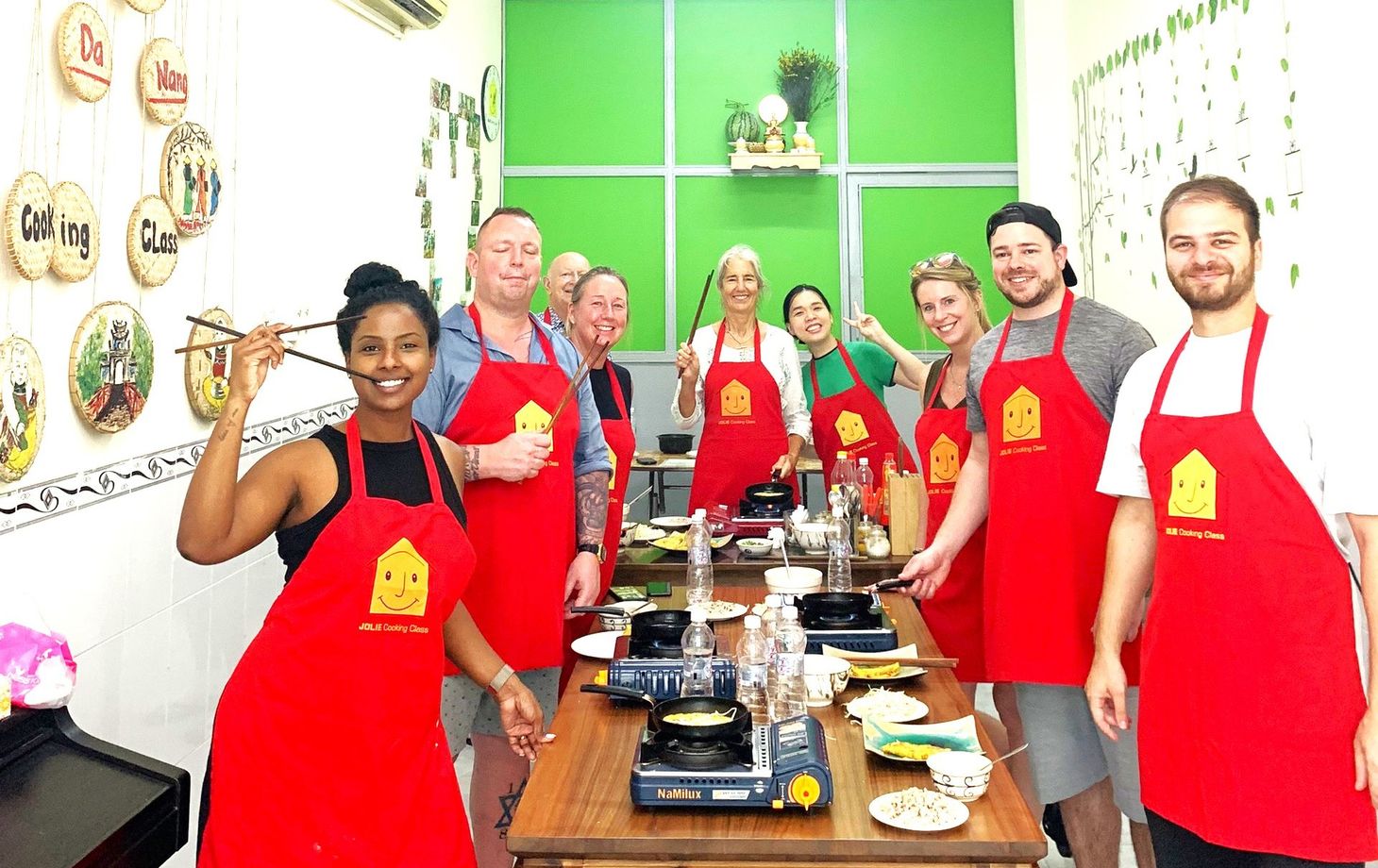 Jolie Da Nang Cooking Class with Organic Garden and Market Tour