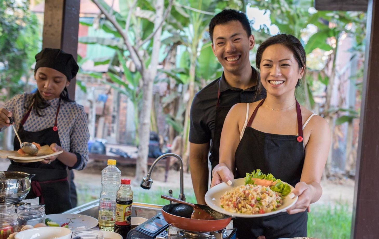 Khmer Cooking Class at a Local's Home with Market Tour