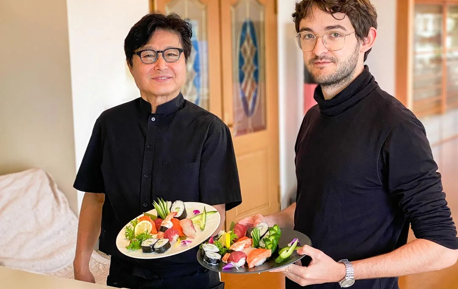 Kushikatsu & Sushi Culinary Class with Tea Ceremony in Osaka