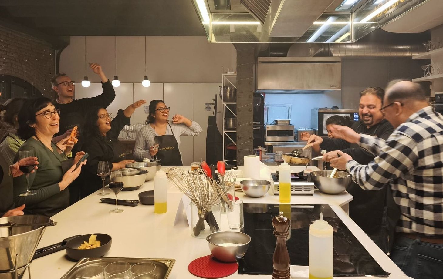Santa Caterina Market Tour & Premium Cooking Class in Designer Loft