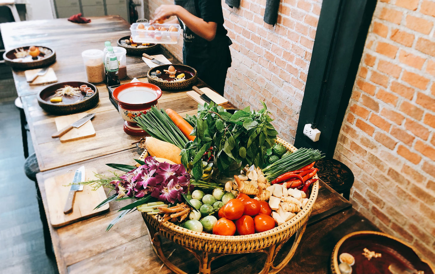 Hands-on Authentic Thai Cooking Class at House of Taste Silom with Morning Market Tour