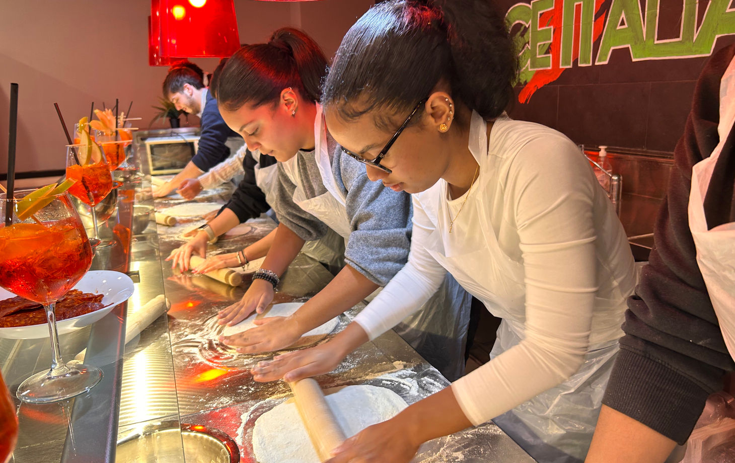 Make Authentic Pizza in Rome and Spritz-Making