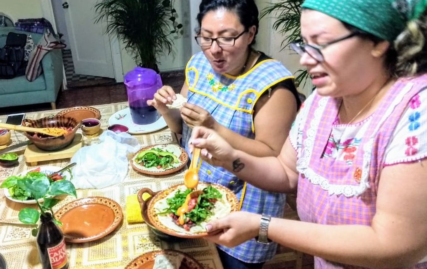 Make Burritos from Scratch in an Authentic Mexican Home + Market Tour Included