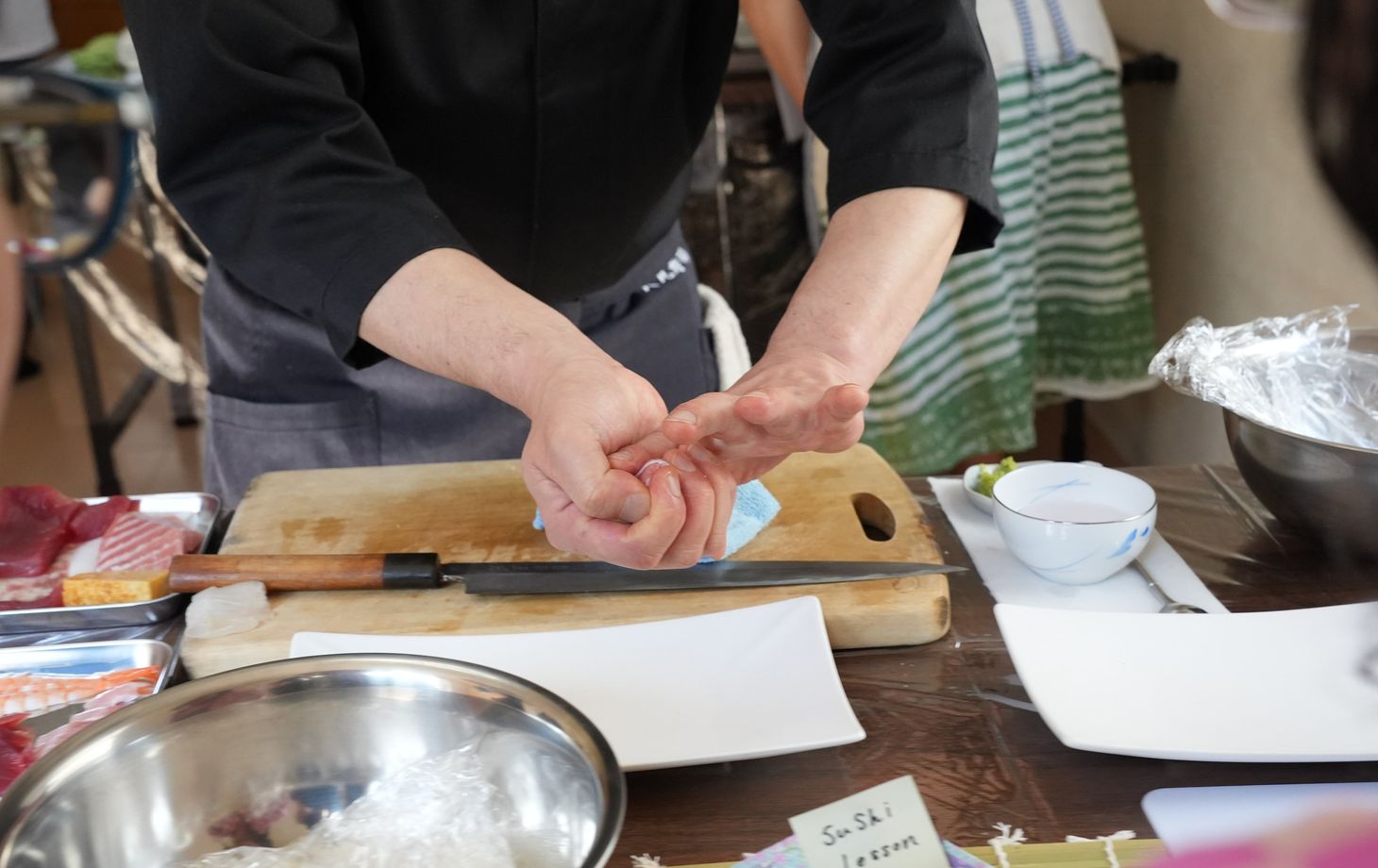 Authentic Sushi Making Experience with a Pro Japanese Chef & Local Supermarket Tour (Private or Small Group)