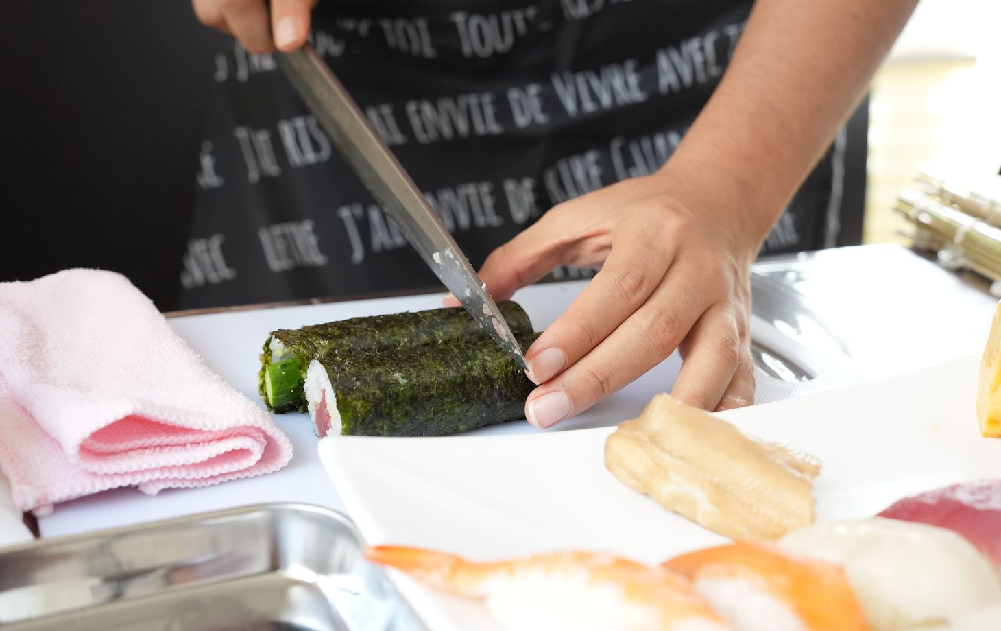 Authentic Sushi Making Experience with a Pro Japanese Chef & Local Supermarket Tour (Private or Small Group)