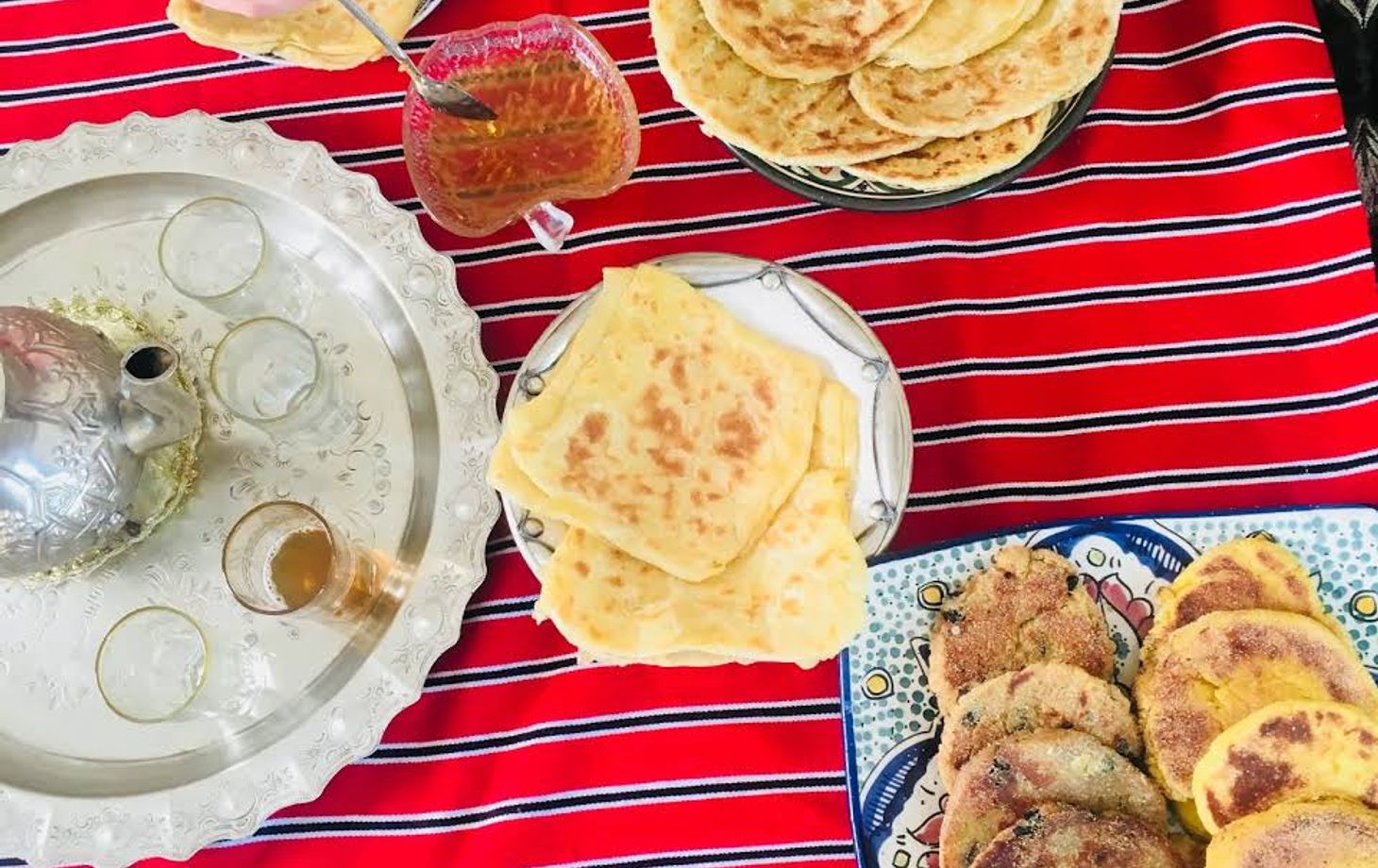Marrakech: Moroccan Traditional Crepes Msemen Bread Class
