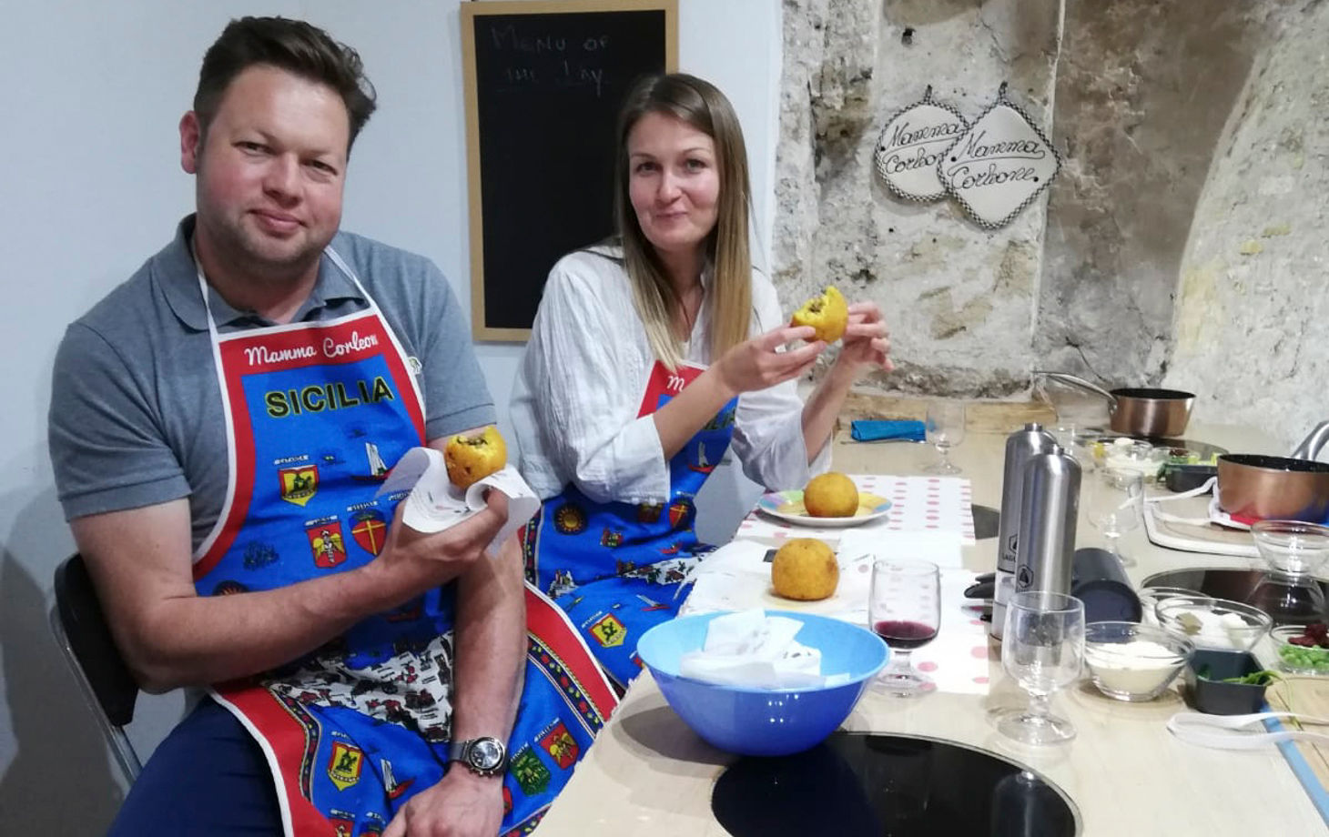 Choose Your Own 4-Course Menu Cooking Class in Palermo
