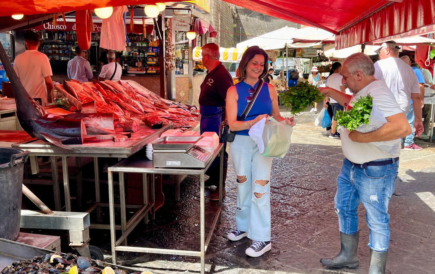Join a Local for a Market Tour & Home Cooking Class in Catania