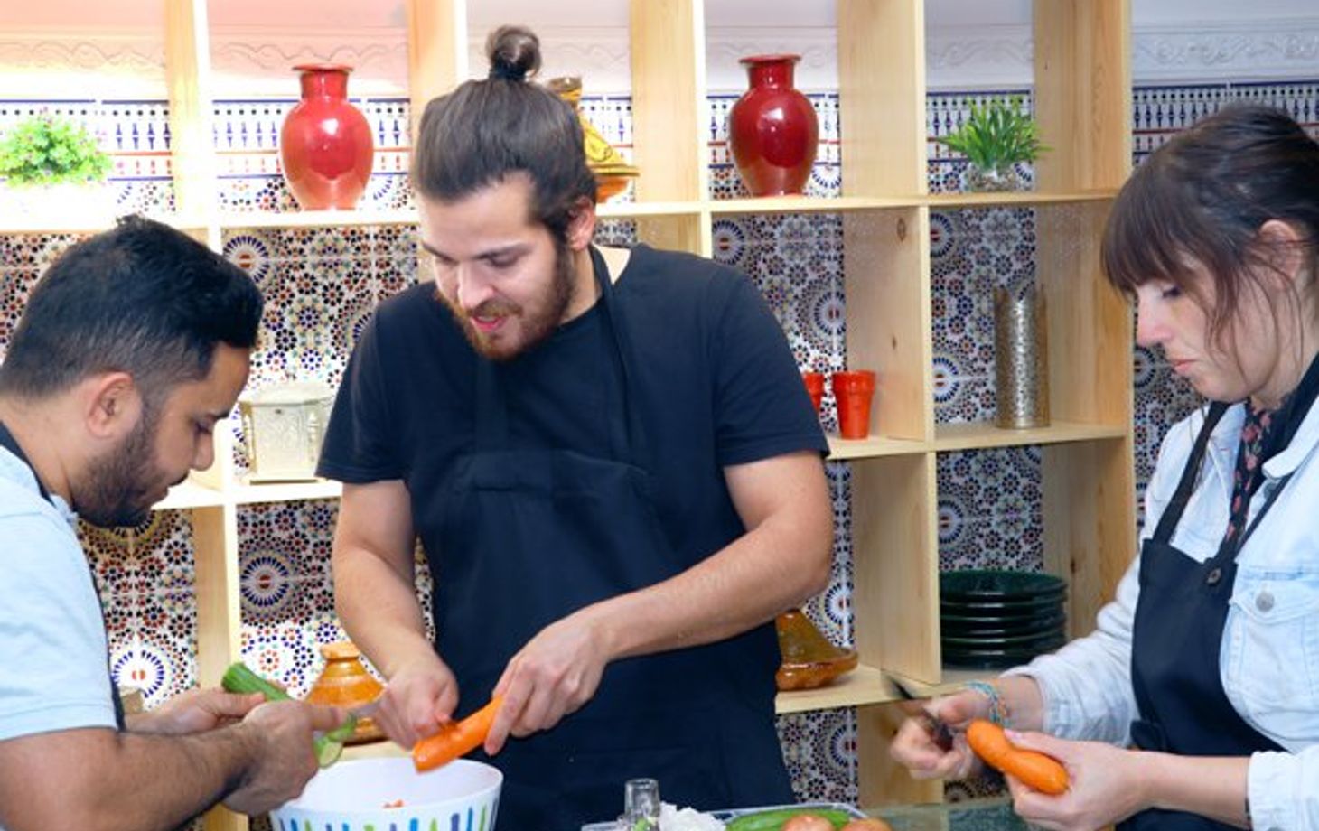 Half-Day Cooking Experience on Moroccan Dishes with Market Tour