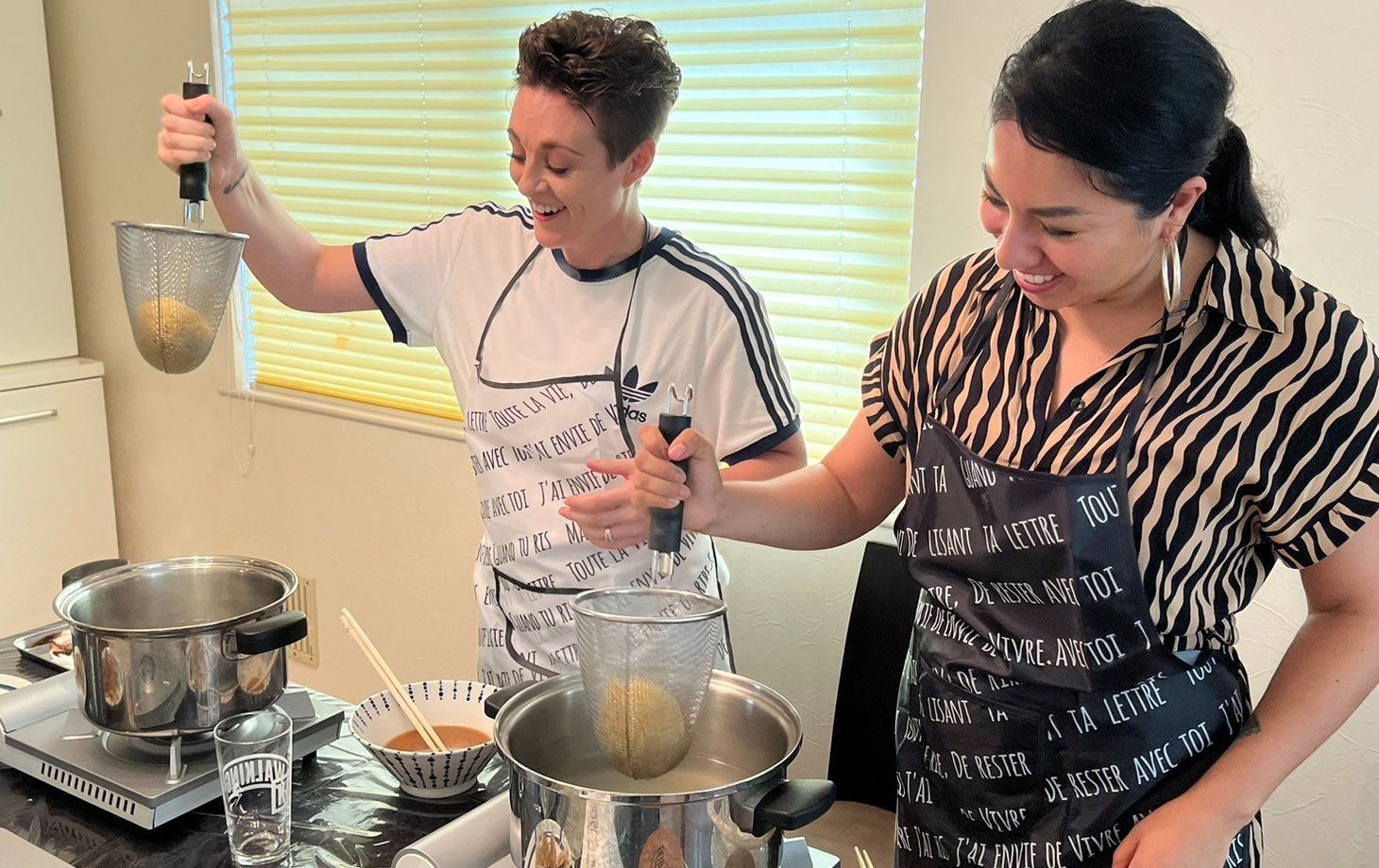 Expérience culinaire Ramen &amp; Gyoza à domicile avec un chef + Matcha (Option végétarienne disponible)